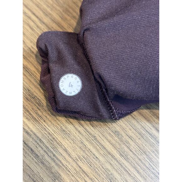 A6 Lululemon Tied To It Bra Black Cherry Size 4 $58 - Picture 6 of 6